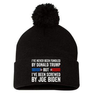 I’Ve Never Been Fondled By Donald Trump Pom Pom 12in Knit Beanie