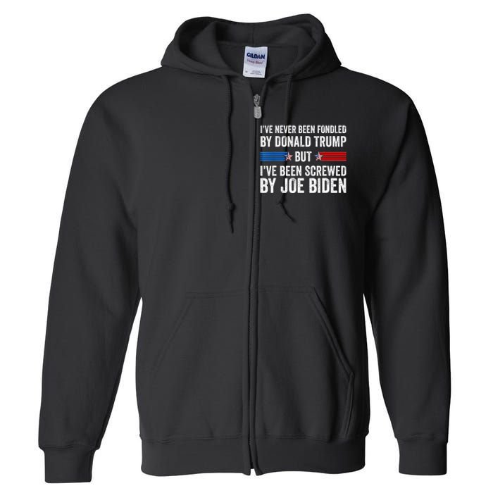 I’Ve Never Been Fondled By Donald Trump Full Zip Hoodie