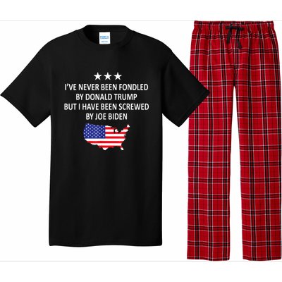 I've Never Been Fondled By Donald Trump But Joe Biden Pajama Set