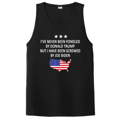 I've Never Been Fondled By Donald Trump But Joe Biden PosiCharge Competitor Tank