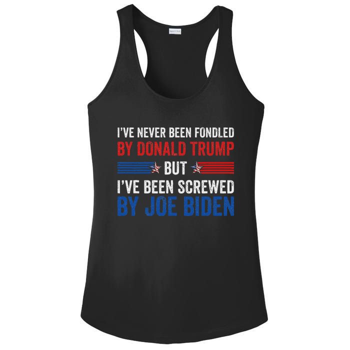 IVe Never Been Fondled By Trump But Joe Biden Ladies PosiCharge Competitor Racerback Tank