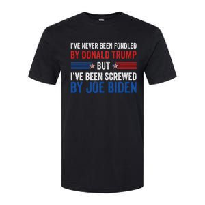 IVe Never Been Fondled By Trump But Joe Biden Softstyle CVC T-Shirt