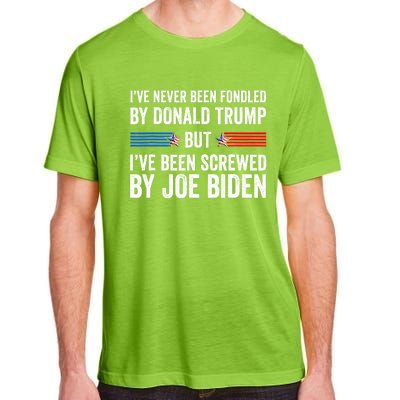 I’Ve Never Been Fondled By Donald Trump But Screwed By Biden Adult ChromaSoft Performance T-Shirt