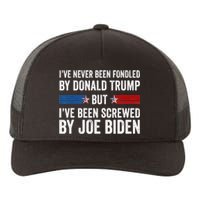 I’Ve Never Been Fondled By Donald Trump But Screwed By Biden Yupoong Adult 5-Panel Trucker Hat