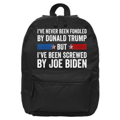 I’Ve Never Been Fondled By Donald Trump But Screwed By Biden 16 in Basic Backpack