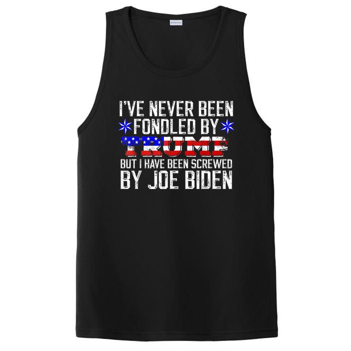 I've Never Been Fondled By Donald Trump But Joe Biden PosiCharge Competitor Tank