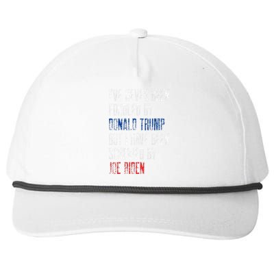 I’Ve Never Been Fondled By Donald Trump But Screwed By Biden Snapback Five-Panel Rope Hat