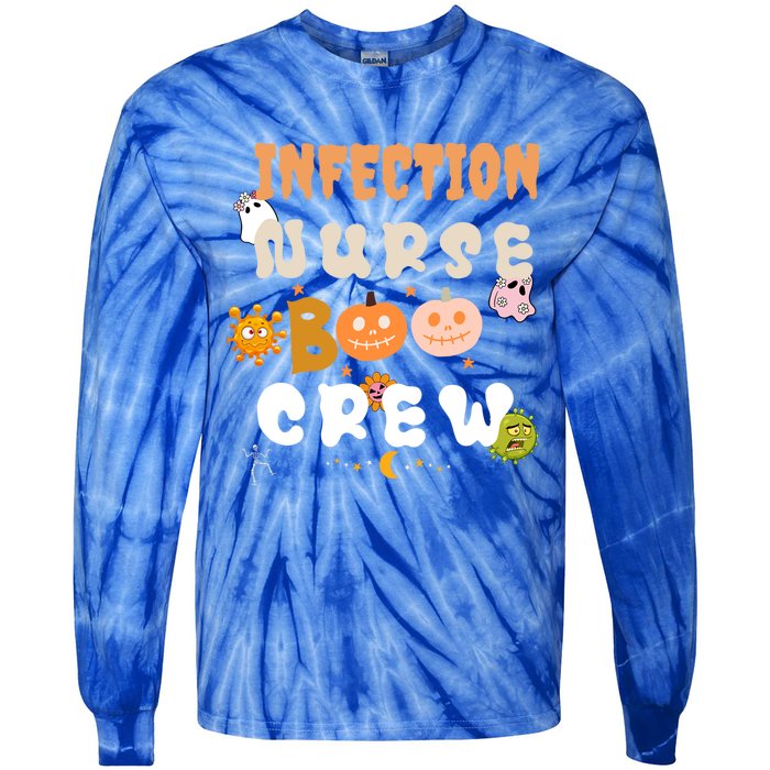 Infection Nurse Boo Crew Meaningful Gift Tie-Dye Long Sleeve Shirt