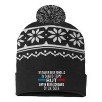 I’ve Never Been Fondled By Donald Trump But Screwed By Biden USA-Made Snowflake Beanie