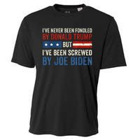 IVe Never Been Fondled By Donald Trump But Joe Biden Cooling Performance Crew T-Shirt