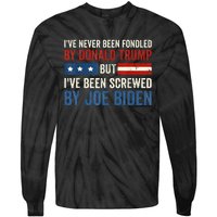 IVe Never Been Fondled By Donald Trump But Joe Biden Tie-Dye Long Sleeve Shirt