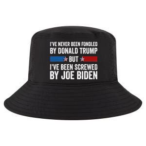 I’Ve Never Been Fondled By Donald Trump But Screwed By Biden Cool Comfort Performance Bucket Hat