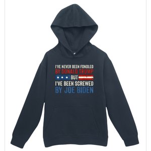 IVe Never Been Fondled By Donald Trump But Joe Biden Urban Pullover Hoodie