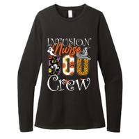 Infusion Nurse Boo Crew Ghost Funny Halloween Nursing Gift Womens CVC Long Sleeve Shirt