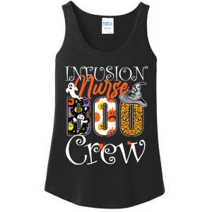 Infusion Nurse Boo Crew Ghost Funny Halloween Nursing Gift Ladies Essential Tank