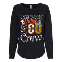 Infusion Nurse Boo Crew Ghost Funny Halloween Nursing Gift Womens California Wash Sweatshirt