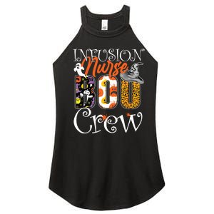 Infusion Nurse Boo Crew Ghost Funny Halloween Nursing Gift Women's Perfect Tri Rocker Tank