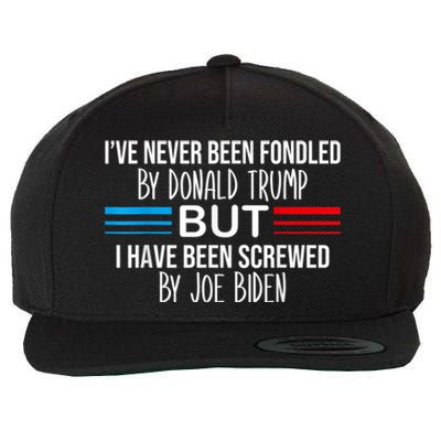 I’ve Never Been Fondled By Donald Trump But Screwed By Biden Wool Snapback Cap