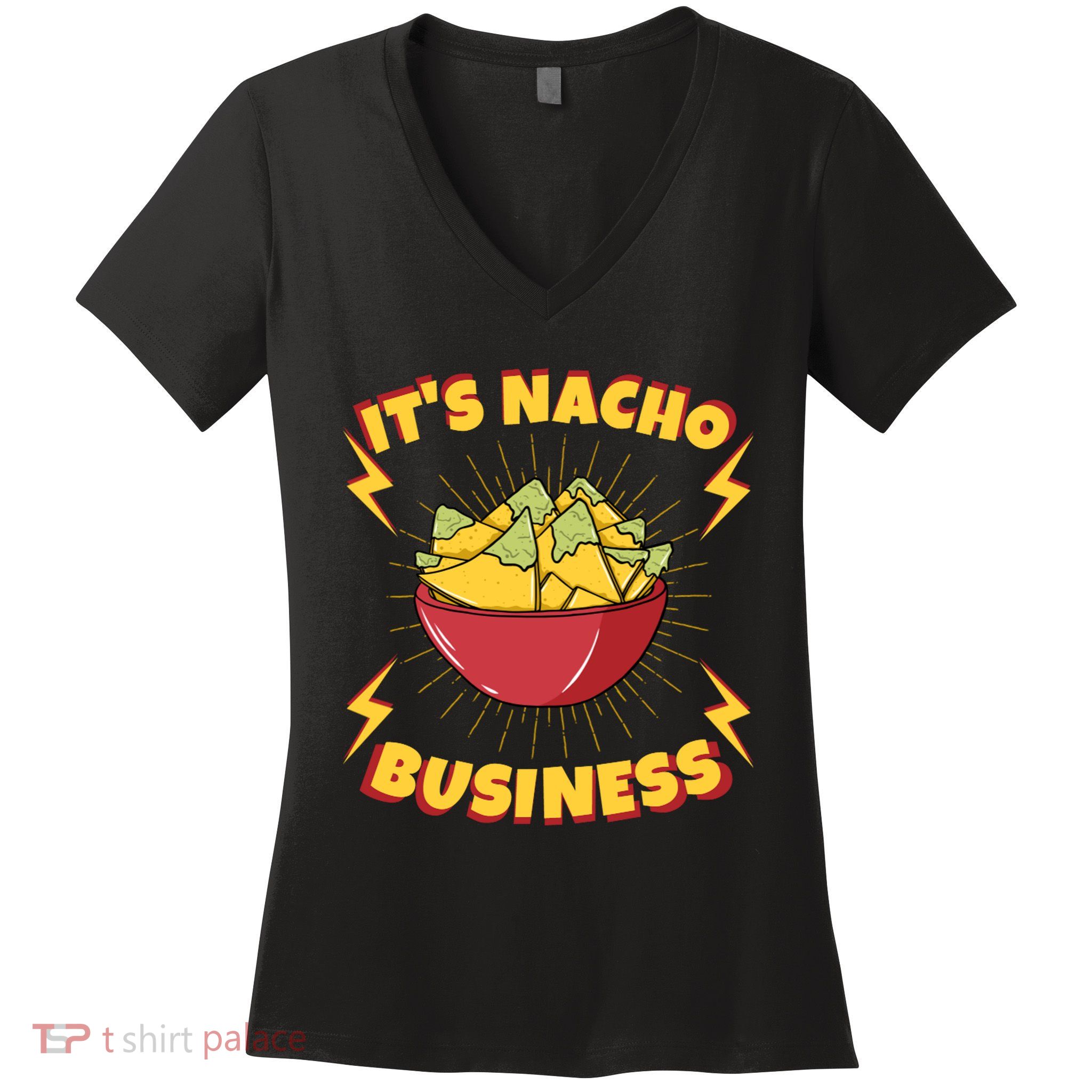 It's Nacho Business Funny Gift Women's V-Neck T-Shirt