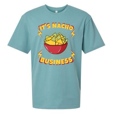 It's Nacho Business Funny Gift Sueded Cloud Jersey T-Shirt