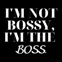I'm Not Bossy I'm The Boss Funny Quote 7-Panel Snapback Hat