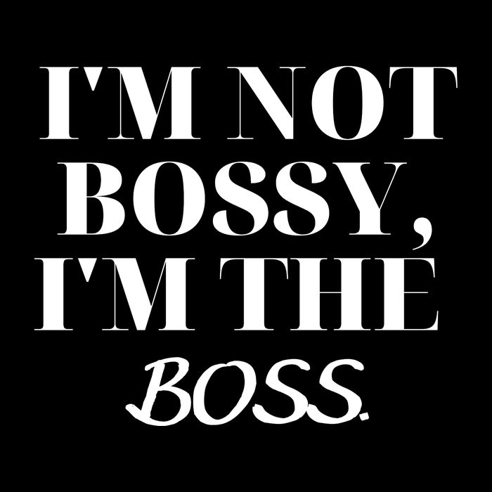 I'm Not Bossy I'm The Boss Funny Quote 7-Panel Snapback Hat