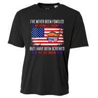 I’ve Never Been Fondled By Donald Trump But Screwed By Biden Cooling Performance Crew T-Shirt