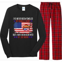 I’ve Never Been Fondled By Donald Trump But Screwed By Biden Long Sleeve Pajama Set