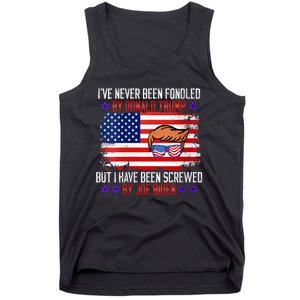 I’ve Never Been Fondled By Donald Trump But Screwed By Biden Tank Top