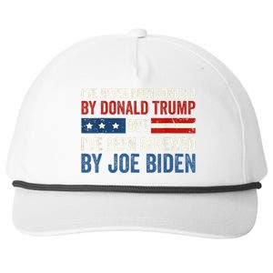 IVe Never Been Fondled By Donald Trump But Joe Biden Snapback Five-Panel Rope Hat