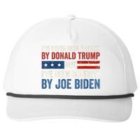 IVe Never Been Fondled By Donald Trump But Joe Biden Snapback Five-Panel Rope Hat