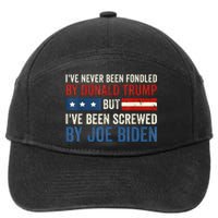 IVe Never Been Fondled By Donald Trump But Joe Biden 7-Panel Snapback Hat