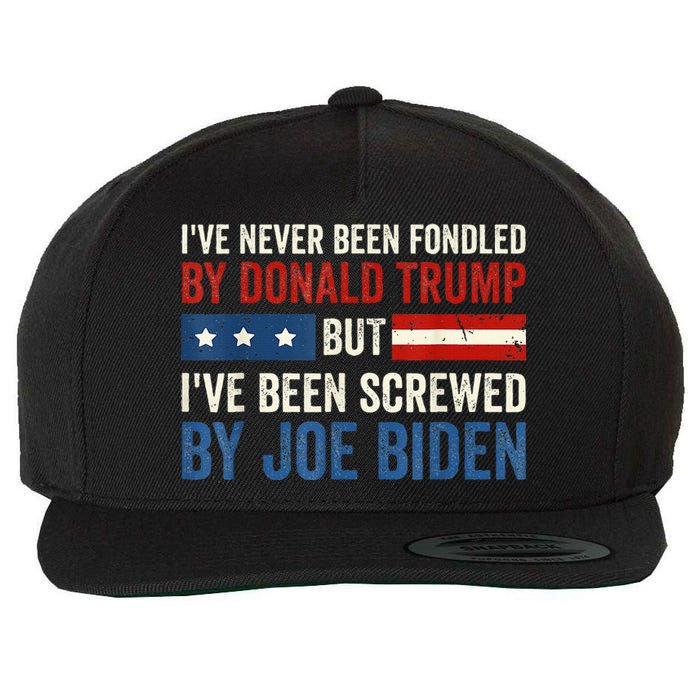 IVe Never Been Fondled By Donald Trump But Joe Biden Wool Snapback Cap