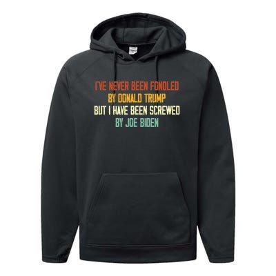 I’ve Never Been Fondled By Donald Trump But Performance Fleece Hoodie