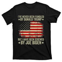 I’Ve Never Been Fondled By Donald Trump But Screwed By Biden T-Shirt