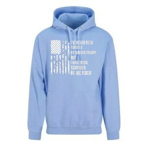 I've Never Been Fondled By Donald Trump But I Have Been Screwed By Joe Biden Unisex Surf Hoodie