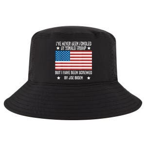 I’Ve Never Been Fondled By Donald Trump But Screwed By Biden Cool Comfort Performance Bucket Hat