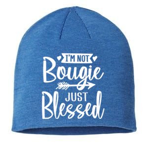 Im Not Bougie Just Blessed Melanin Poppin Christmas Gift Tee Cute Gift Sustainable Beanie