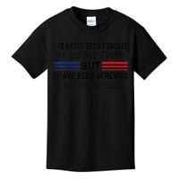 I've Never Been Fondled by Donald Trump But Screwed by Biden Kids T-Shirt