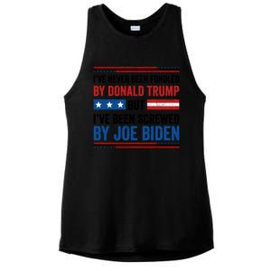 IVe Never Been Fondled By Donald Trump But Joe Biden Gift Ladies PosiCharge Tri-Blend Wicking Tank