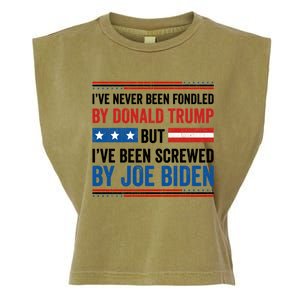 IVe Never Been Fondled By Donald Trump But Joe Biden Gift Garment-Dyed Women's Muscle Tee