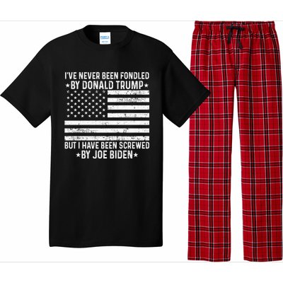 I’ve Never Been Fondled By Donald Trump But Screwed By Biden Pajama Set