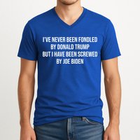 I’ve Never Been Fondled By Donald Trump But V-Neck T-Shirt