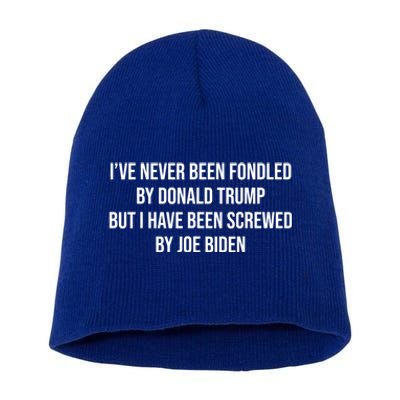 I’ve Never Been Fondled By Donald Trump But Short Acrylic Beanie