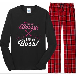 I’m Not Bossy I Am The Boss 'S Cool Gift Long Sleeve Pajama Set