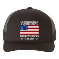 Ive Never Been Fondled By Donald Trump But Screwed By Biden Yupoong Adult 5-Panel Trucker Hat