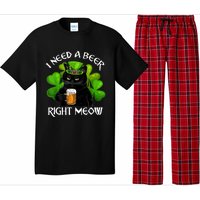 I Need Beer Right Meow Men S St Patrick S Day Pajama Set