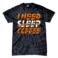 I Need Coffee Tie-Dye T-Shirt