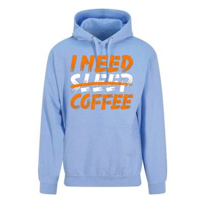 I Need Coffee Unisex Surf Hoodie