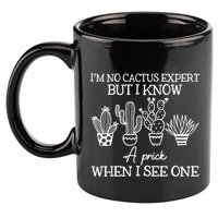 IM No Cactus Expert But I Know A Prick When I See One 11oz C Handle Ceramic Mug
